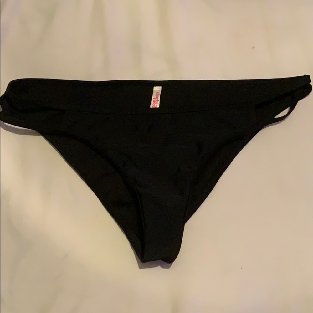 Black bathing suit bottom